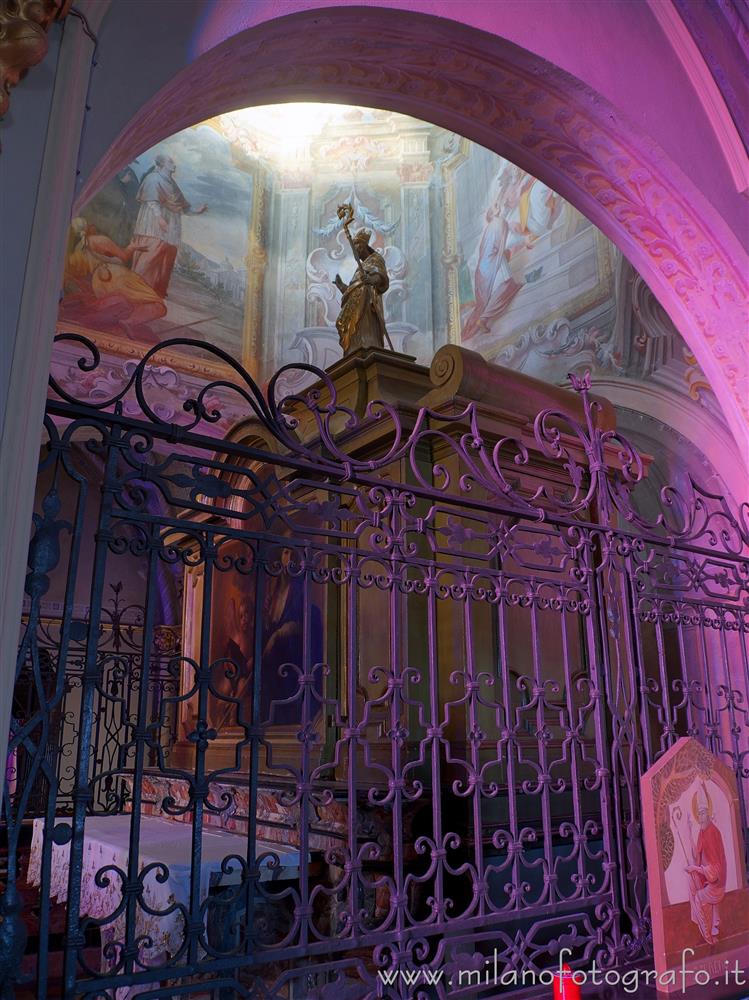 Biandrate (Novara, Italy) - Chapel containing the remains of Saint Serenus in the Church of San Colombano